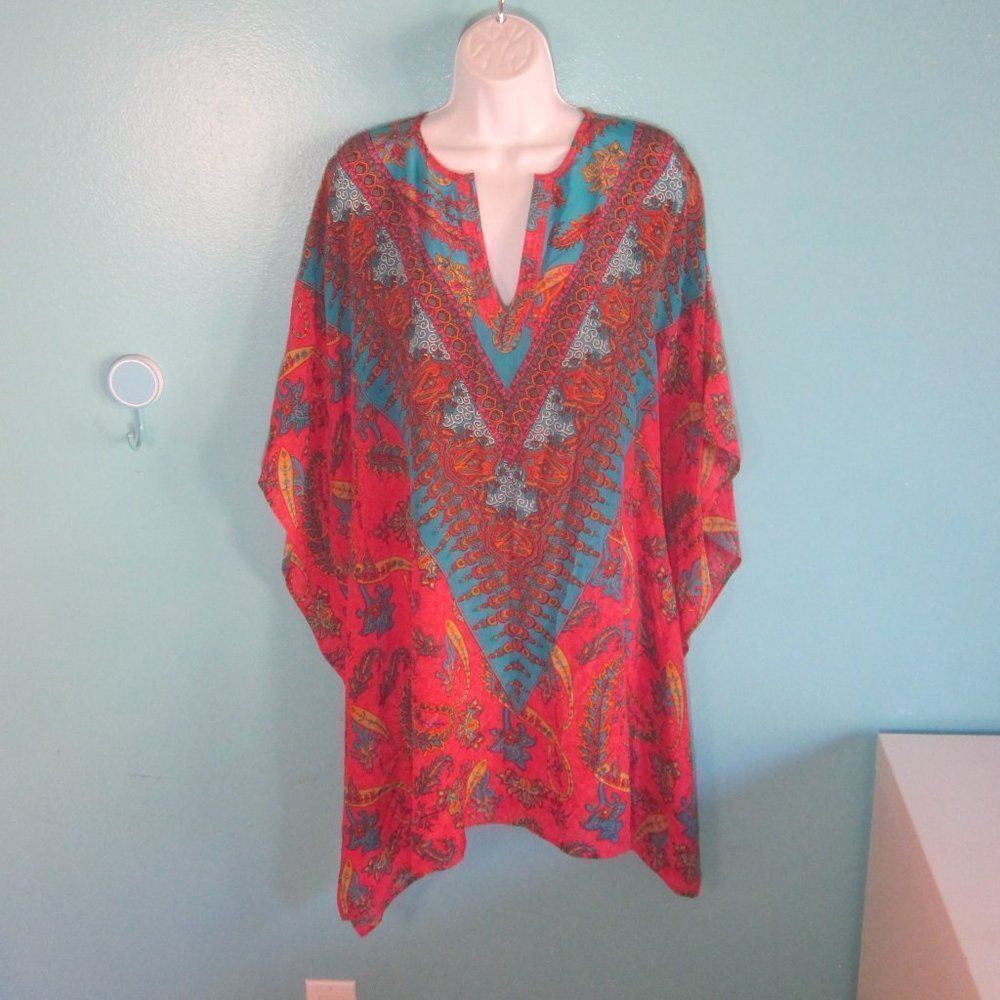 TOLANI Silk Kimono Size M - Picture 1 of 12